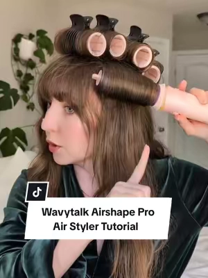 have you tried an air styler w/ rollers?? my fav way to make a blowout last using @wavytalkofficial NEW Airshape Pro Air Styler 💕  #wavytalk #airstyler #hairtutorial #hairstyle #hair 