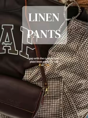 @Gap #gap #plaidpants #linenpants #falloutfits #fallvibew