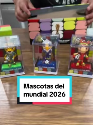 Las mascotas del mundial 2026 a un Super precio