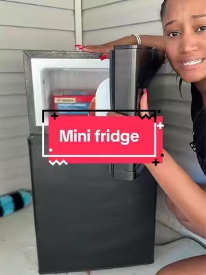 Now this is a REAL "mini fridge" #minifridge #fridge #fridgegoals #kitchengadgets #minifridgewithfreezer
