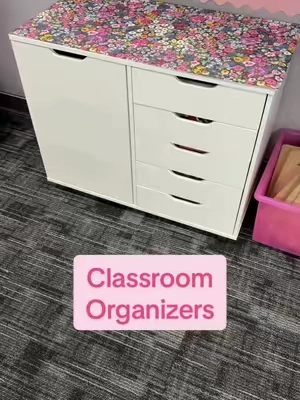 One of my favorite ways to keep my classroom organized 🩷 #teachersoftiktok #teachertok #classroomorganization #classroomstorage #classroomorganization 