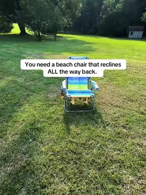 The ultimate beach chair 🙌☀️ #beachchair #beach 
