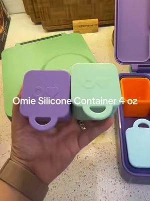 Omie Silicone Container 4 oz  #lunchideas #omiebox #backtoschoolshopping #TikTokShopCreatorPicks #tiktokshopsummersale 