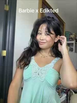 Barbie clothes! Not clothes with Barbie on it!😭 edikted’s barbie collection is gorg! Butterfly Barbie Handkerchief Top #edikted #barbieclothes #barbiefashion #barbiexedikted #barbieoutfits 