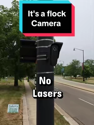 Never ever point a Laser at a flock camera! #Laserpointer #laserfun #Laser #flockcameras #flockcamera 