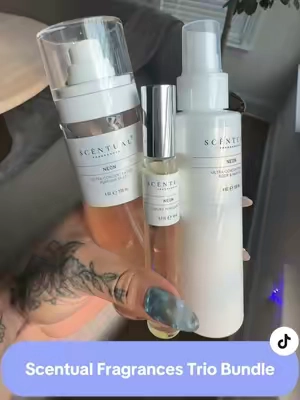 Scentual Fragrances Trio Bundle: Ultra Concentrated Mist + Body & Hair Oil + Free Roller #perfumetiktok #perfumetok #scentualfragrances #tiktokshopcreatorpicks #tiktokshopsummersale @Scentual Fragrances  