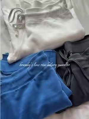 they’re actually LOW rise i love them! definitely want every color 🤍✨ #brandymelville #lowrise #sweatpants #tiktokshopbacktoschool #tiktokshopcreatorpicks 