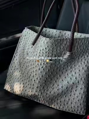 how pretty is this design and it literally fits everything  #tote #totebag #worktote #collegebag 