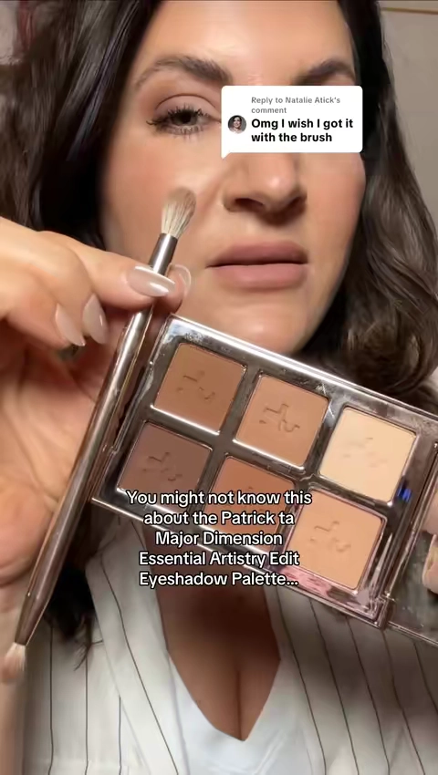highly pigmented and high performing with true color payoff. Buttery and buildable, the formula has hyaluronic acid and nourishing squalane for a soft, smooth application. @Patrick Ta Beauty #patricktabeauty #patricktaeyeshadow #matteeyeshadow #patricktasuperbrandday #eyeshadow 