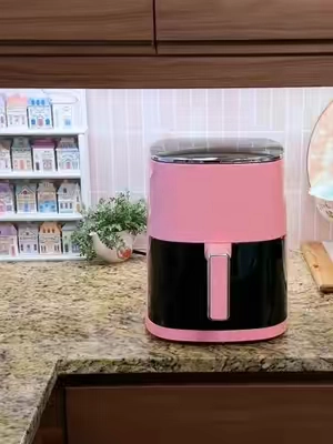 so this air fryer is giant, has 12 modes, is dishwasher safe, AND comes in pink??? oh I’m obsessed 😌🎀 I’ve been seeing this 12-in-1 Air Fryer everywhere, and I totally get the hype now. It has just over 6 quart capacity for family-size meals, a viewing window so you can keep an eye on your food, presets for everyday cooking, and a dishwasher-safe basket that makes cleanup ridiculously easy.  Sometimes you can catch great deals too - tap the cart to check & see 🥰 #airfryer #pinkairfryer #pinkkitchen #kitchenappliance #TiktokShopCreatorPicks 