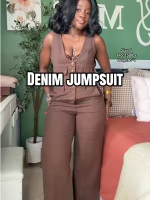 This jumpsuit hugs all the right places @Cider  #jumpsuit #jumpsuits #onepiece #falldealsforyou #denimjumpsuit 