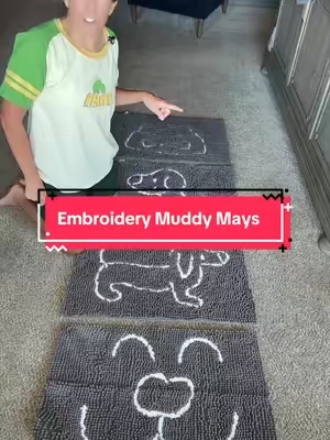 If you’re constantly wiping muddy paw prints off your floors, you need to see this. We put this Muddy Mat by the door, and it catches so much dirt and water before it gets tracked through the house. It’s super absorbent, soft, has a non-slip backing, and it’s machine washable. Plus, the cute dog designs make it look like part of the décor instead of just another mat. Such a simple upgrade that’s made a huge difference in our home.  Hashtags: #DogOwner #DogMom #PetProducts #MuddyMat #DogEssentials 