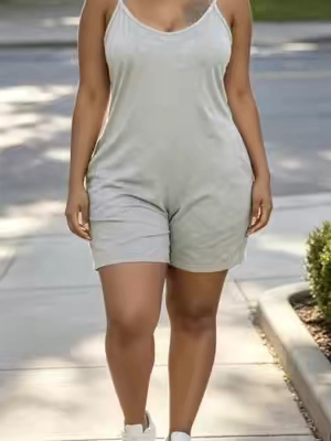 Fashionable Casual Women's Unique Basic Minimalist#jumpsuit #romper #OOTD #tiktokshop #spotlightfinds 