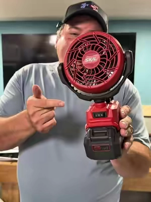 Stay cool anywhere with the SKIL 12V/20V Brushless 4” Clamp Fan! It delivers powerful airflow in a compact design, clamps almost anywhere, pivots exactly where you need it, and runs on SKIL 12V, 20V batteries, or USB-C power for ultimate versatility. Perfect for jobsites, garages, camping, RVs, and truck cabs.  #fan #SKILTools #truckdrivers #tiktokshopcreatorpicks #creatorsearchinsights @SKIL 