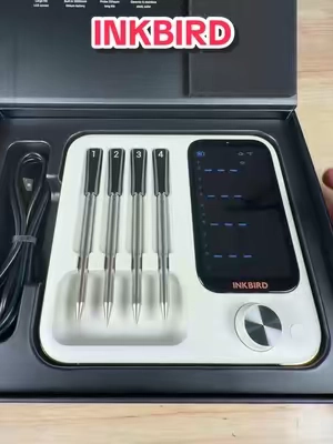 Check out the INKBIRD wireless thermometer system! #grilling #cooking #meatthermometer 