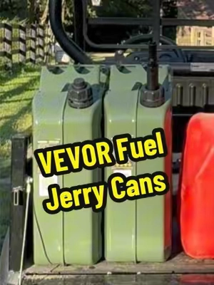Takes Up Way Less Room! VEVOR 5.3 Gal Metal Fuel Jerry Can ##jerrycan ##vevor ##gascan ##offroad4x4 ##tiktokshopsummersale