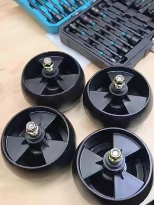 Stop fighting worn-out mower deck wheels. This replacement front deck wheel and bolt kit helps your mower roll smoothly over uneven ground, reducing scalping and helping protect your lawn. Easy to install and built for a reliable fit, it's a simple upgrade that can keep your mower cutting the way it should. #LawnMowerParts #MowerMaintenance #LawnCare #TikTokShopCreatorPicks #tiktokshopsummersale 