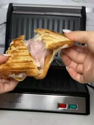 Parrilla eléctrica para paninis de doble placa antiadherente MegaChef @QVC, Inc #tiktokshopcreatorpicks #tiktokshopmothersday #tiktokshopblackfriday  #parrillaelectrica #plancha