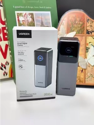 25,000mAh of power with up to 200W fast charging. Perfect for laptops, phones, and travel. 🔥 #UGREEN #PowerBank #MacBookAccessories #TechTok #TikTokMadeMeBuyIt 