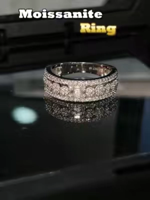 TikTok Viral Moissanite Ring Make Her Fall in Love with This Thoughtful Gift.#delzzad #2026trend #summerlooks #bidandwin #tiktokshopsummersale #moissanitejewelry #unisexjewelry #summerjewelry #icedout #moissanitering #summeressentials #floraldesign