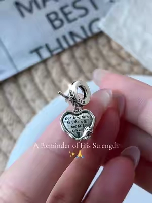 #ChristianGirl #FaithJewelry #BibleVerse #Psalm465 #925SterlingSilver   