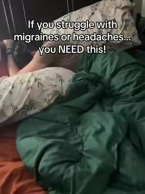 I take migraine meds daily and have rescue meds but some days the relief just isn’t enough, I’m thankful I don’t get them as often now but this is going to be so helpful for when I do! #fyp #migrainerelief #headacherelief #tiktokshop #flashsale 