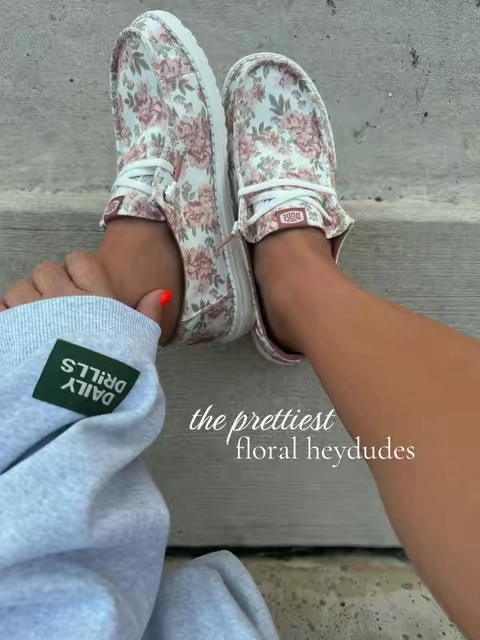 #heydude#heydudes#floralprint 