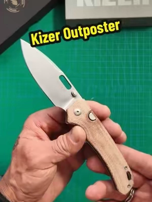 The Kizer Outposter is a tough, lightweight EDC built to work. It packs a 3.29" Nitro-V blade, durable Norplex Ultrex Micarta scales, and weighs just 3.38 oz for easy everyday carry. Definitely worth checking out! #Kizer #EDCKnife #PocketKnife #EverydayCarry #KnifeCommunity 
