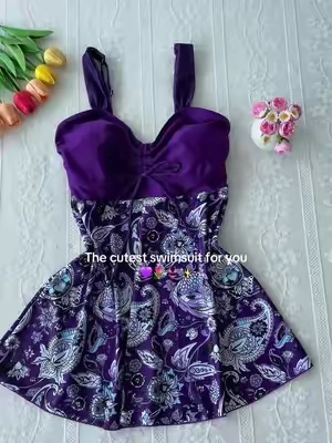 Wow!!🤩🤩 The swimwear could hide my belly! #bikinu #swimsuit #beachwear #swimdress #usa