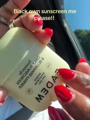 #eadem #sunscreen #blackgirlsunscreen 
