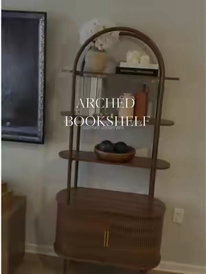 Respuesta a @Angie The statement piece every cozy corner deserves 🤎📚🪵🕯️ @FURSCH  #Bookshelf #HomeDecor #VintageStyle #CozyHome #midcenturymodern 