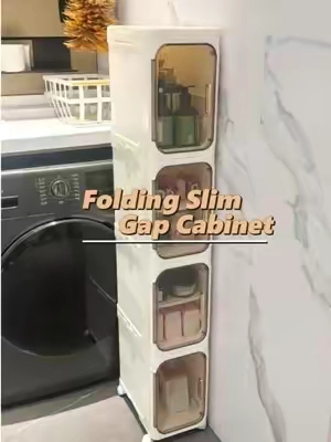 This locker has a large capacity and layered storage, which is very convenient.#tiktokshop #storage #organizer #narrow #Home 