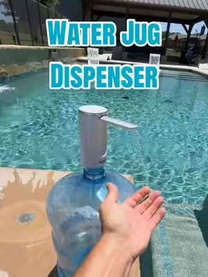 Portable Water Jug Dispenser. 
