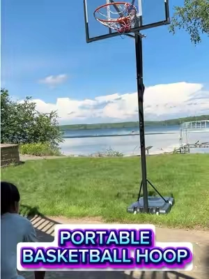 This portable Basketball Hoop is toooo much fun 👏👏🔥 ✅ Adjustable  ✅ Portable ✅ Easy setup #unboxing #basketball #basketballhoop #outdoorfun #tiktokshopcreatorpicks 