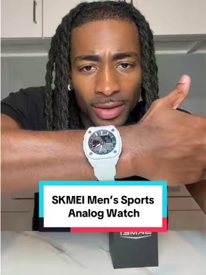 Durable sports watch that looks good, has a digital display and lightweight feel 😁 #skmeiwatch #skmei #tiktokshopsummersale #sportswatch #analogwatch 