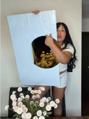 Este cuadro de @Homary US es de acero inoxidable le da ese toque moderno, elegante a cualquier espacio donde lo pongo #homary #walldecor #homedecorideas #homedecor #tiktokshopcreatorpicks 