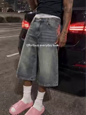 longer length just hits better #jorts #longshorts #capris #streetwear #OOTD