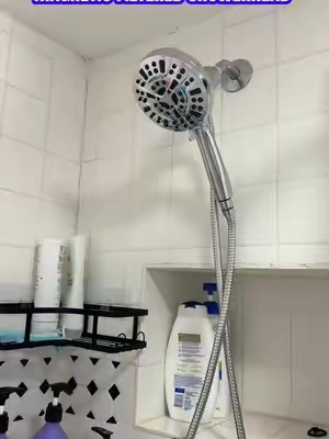 Magnetic Filtered Showerhead with 10 Spray Modes, 5" Large Anti-Clog Handheld Shower Head, Hard Water Softener Filter, 59" Hose #FilterShowerHead #HandheldShower #TikTokShopSummerSale #tiktokshopcreatorpicks  #summerwins  