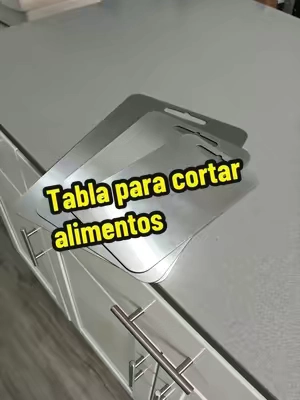 Tabla de acero inoxidable para cortar alimentos Cómo cortar alimentos correctamente en la cocina #summerwins #tiktokshopsummersale #cuttingboard 