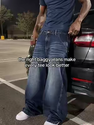 too easy fr #baggyjeans #jeans #denim #fyp #viral 