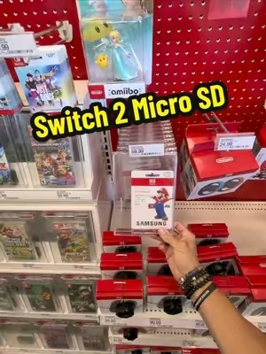 Switch 2 needs extra storage period! #switch2 #sdcard #handheldgaming #hsn #tiktokshopcreatorpicks @HSN, Inc 