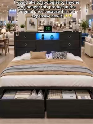 #dealsforyoudays #Bedframe #bed #ledbedframe #tiktokshopsummerturnup 