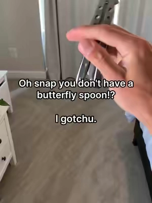 Butterfly spoon all dang DAY  #fyp #fypシ゚viral #viral #fypシ #tiktokshop