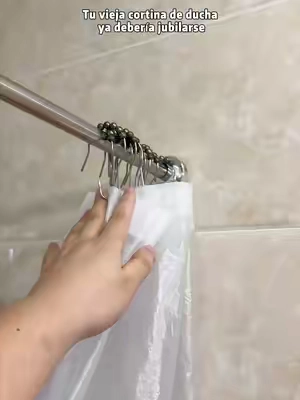 Después de ver esto, no vas a volver atrás. #bathroommakeover #bathroomaccessories #showercutain #waterproofmakeup #tiktokshop 