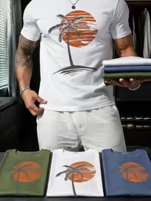 Runcati Mens Short Sleeve T-Sh#OOTD #fvp #tiktokshop #MensFashion #mensstyle 