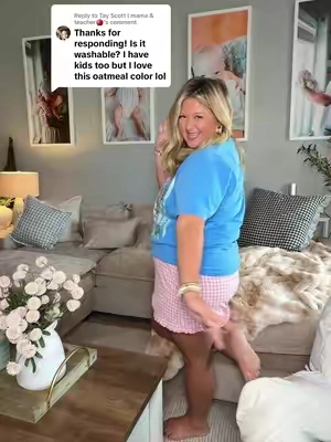 Replying to @Tay Scott | mama & teacher🍎 removable and machine washable! If you’re furniture shopping on a budget but still want something comfortable, stylish, and easy to customize to your space, this modular couch is a really good option.