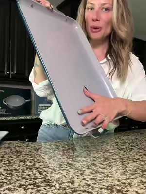 Caraway Home Non-Stick Ceramic Baking Sheet Set @QVC, Inc #caraway #kitchenware