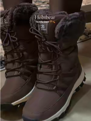 🍂 Fall is calling… and these waterproof boots understood the assignment. #hobibear #snowboots #boots #waterproofboots #fallessentials 