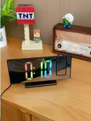 ⏰ Reloj proyector para mesita de noche – ¡Mira la hora sin encender luces! #tiktokshopsummersale#RelojProyector#tiktokshopsummersale
