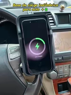 ⚡️🚗Simplemente coloque su teléfono para cargarlo: esta alfombrilla inalámbrica antideslizante se carga automáticamente mientras conduce, ¡sin complicaciones!  #caraccessories #tiktokmademebuyit #fastcharger #phonecharger #dealsforyoudays 